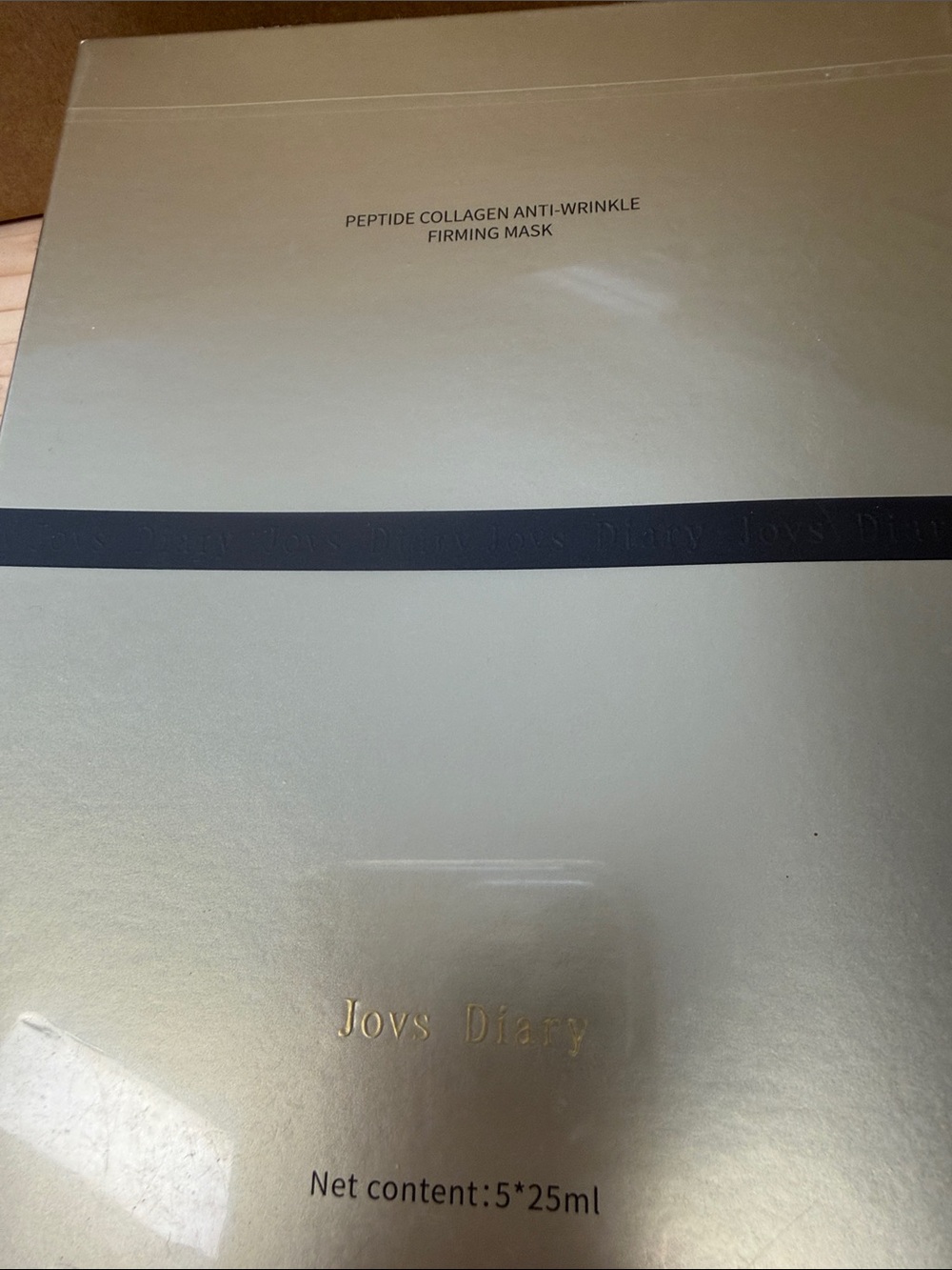 Jove Diary Peptide Collagen Anti-Wrinkle Firming Mask — Gold
